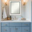 Ellie Silver Black Non-Beveled Framed Bathroom Wall Mirror-118340303-121081202