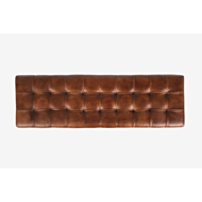 Kellner Upholstered Bench, Saddle