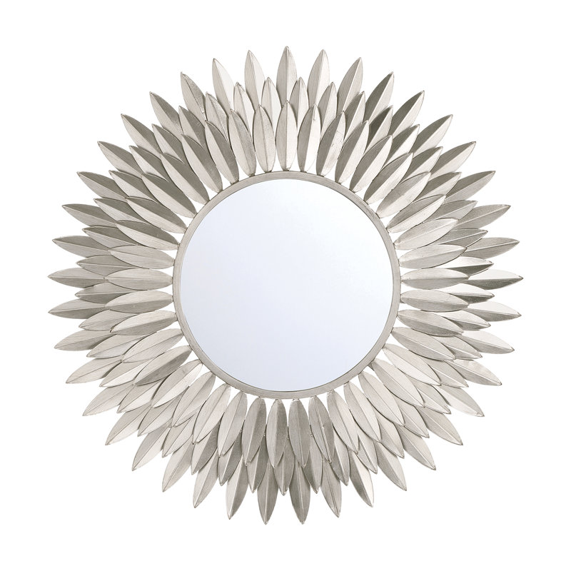 Thom Mirror, 24" x 24", Antique Silver 