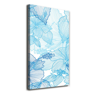 Hawaiian Flowers - Wrapped Canvas Print