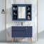 Armoire à pharmacie Maybelle l 35 po H 28,75 po fixée au mur-463995937