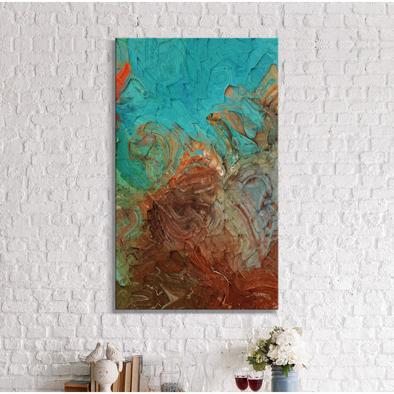 « renew your pensées », reproduction d’impression sur toile, H 60 po x l 36 po x P 1,5 po, Toile tendue