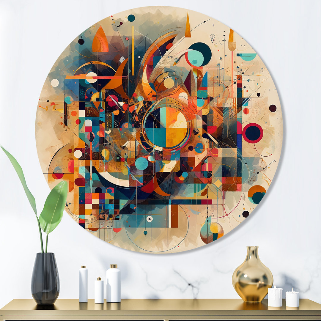 Johnphilip " Orange Retro Vibe Background V " Ivy Bronx