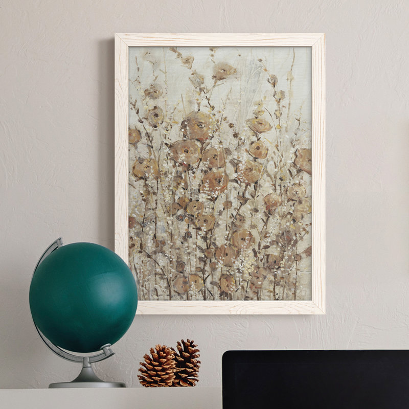 Toile encadrée de qualité supérieure Garden Edge II - prête à être accrochée, H 44 po x l 31 po x P 1 po, Blanc