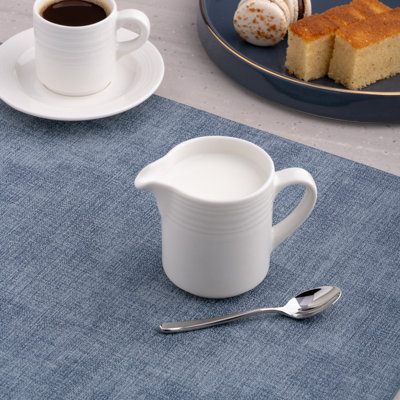 Pot à crème en porcelaine de qualité supérieure ECLIPSE | Ivoire | Va au micro-ondes et au lave-vaisselle