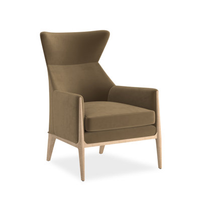 Modern Edge Upholstered Wingback Chair