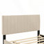 Lit plateforme double en velours avec lit gigogne-639191996
