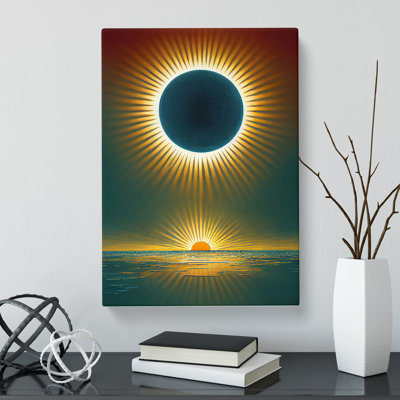 CAN-V0523-2613X Two Suns - Wrapped Canvas Print