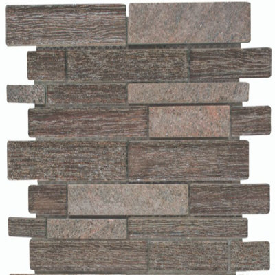 Carrelage mural en mosaïque de verre brillant 12 po x 12 po Cosmos