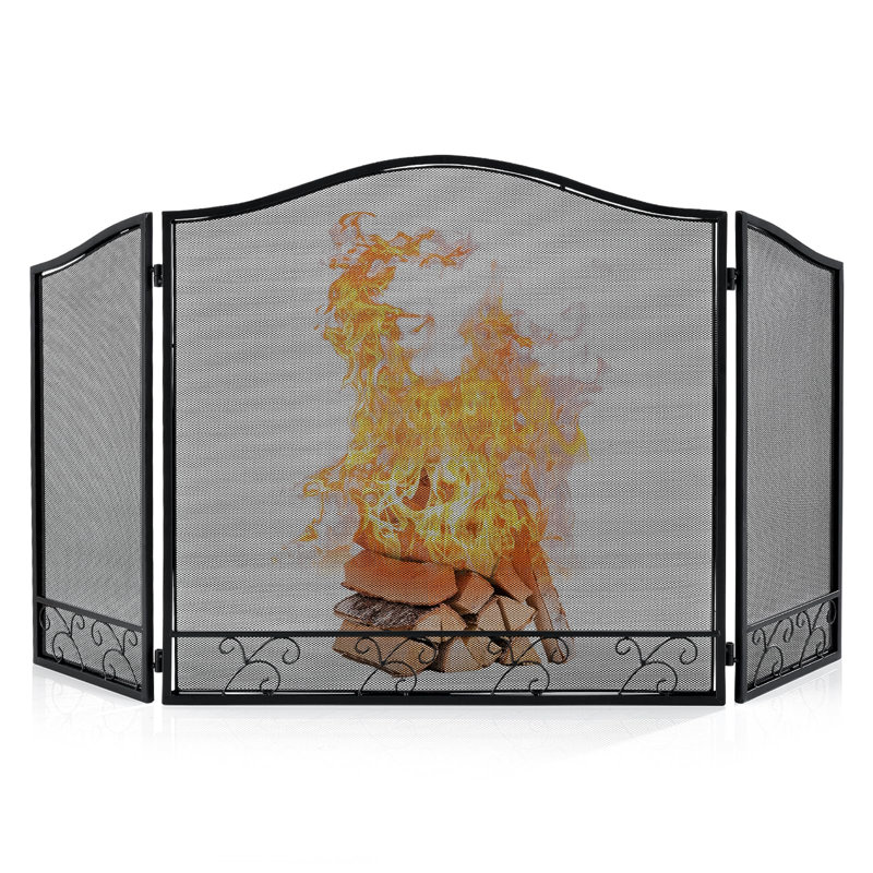 Russchell Metal Fireplace Screen