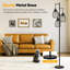 Lampe sur pied de style industriel avec lampe sur pied et cage en forme de goutte-678793712