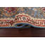 Tapis de couloir oriental bleu clair en laine 3x8