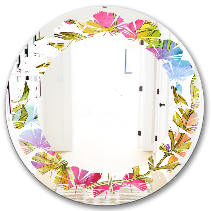 Miroir mural Foliage IV, H 24 po x l 24 po