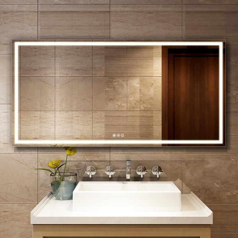 Miroir de salle de bain moderne et contemporain, 36" x 72"