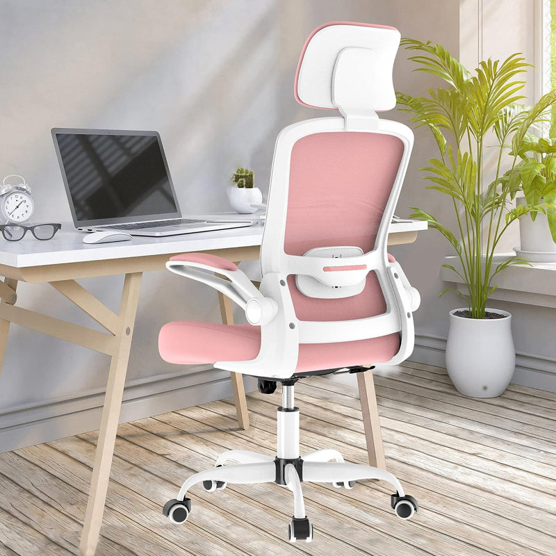 Lashey Task Chair, Pink
