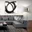  «Intersection 1» par Brittany Evans, art mural en verre acrylique, 36 po x 36 po