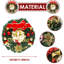 2 pièces guirlande de Noël Merry Christmas-1259952383