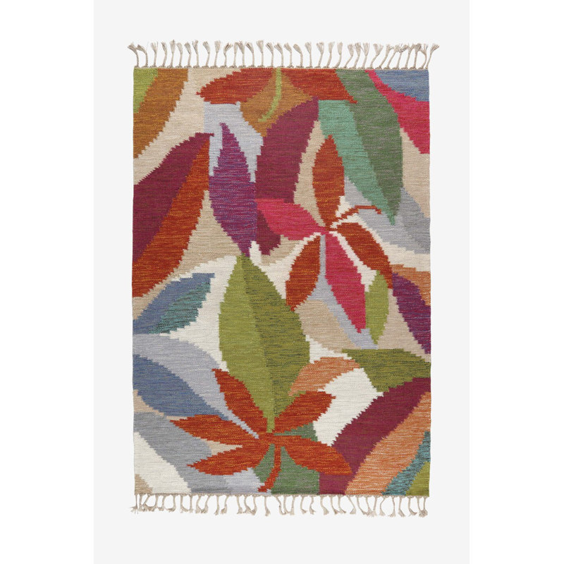 Demecia Wool Hand Woven Area Rug, Rectangle 140 x 200cm