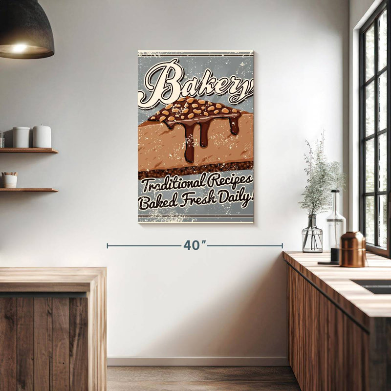 Tergel Chocolate Cheesecake Bakery, 39" H x 26" W