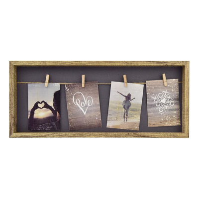 Amiri Natural Solid Wood Picture Frame