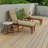 74" x 22" Outdoor Chaise Lounge Cushion with Ties and Loop-1672569173