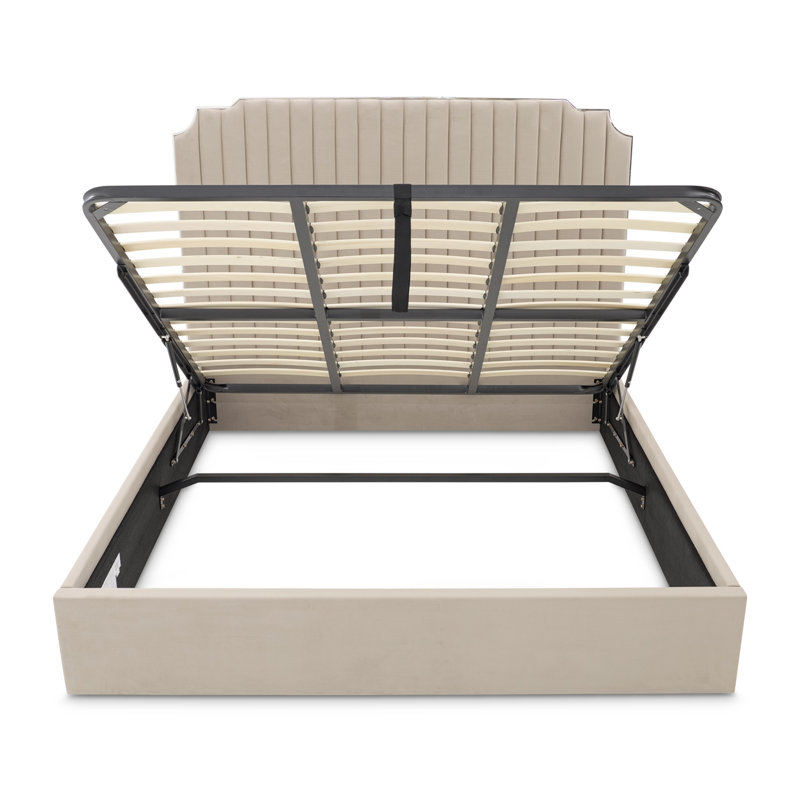Amaryllis Velvet Bed, Queen