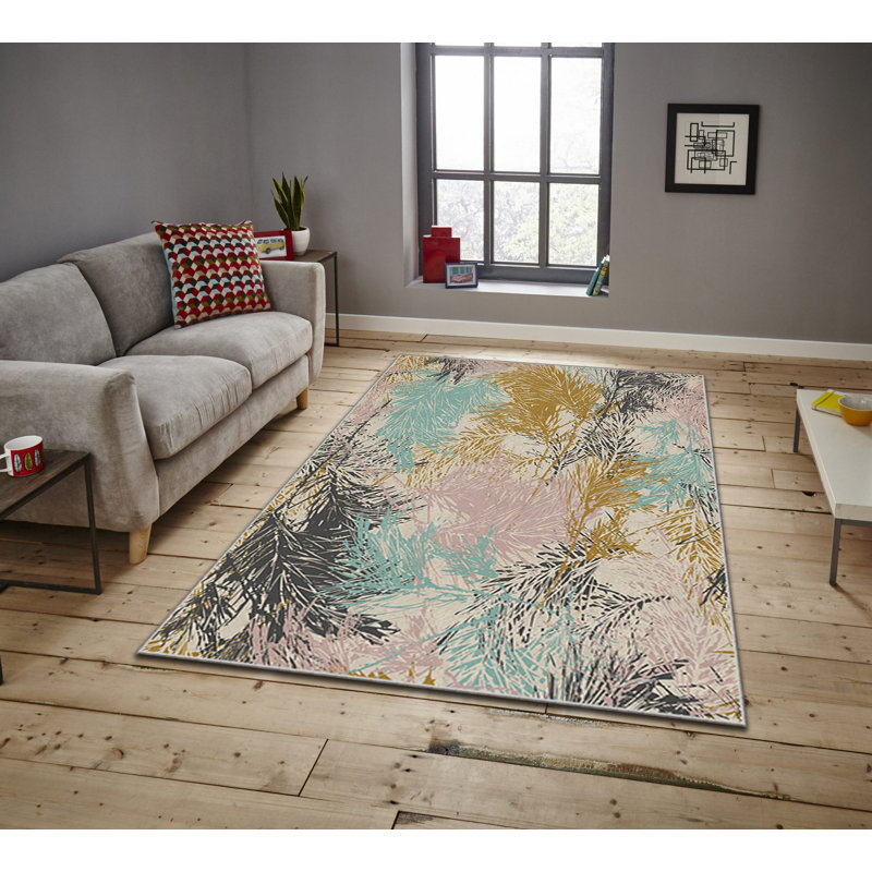 Luxurious Area Carpet (5.2 x 7.5 ft), 100% Polyester, 740 g/m² | Soft Velvet Fabric with Non-Slip Felt Dot Underside, Laminated Sponge for Comfort | Easy to Clean, Machine Washable at 86°F | Ideal for Living Room & Bedroom Decor
