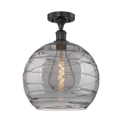 Cindi Glass Semi Flush Mount