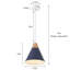Luminaire suspendu pour îlot de cuisine 1 lumière avec accents en bois Hinsinger-1904927215-1944815310