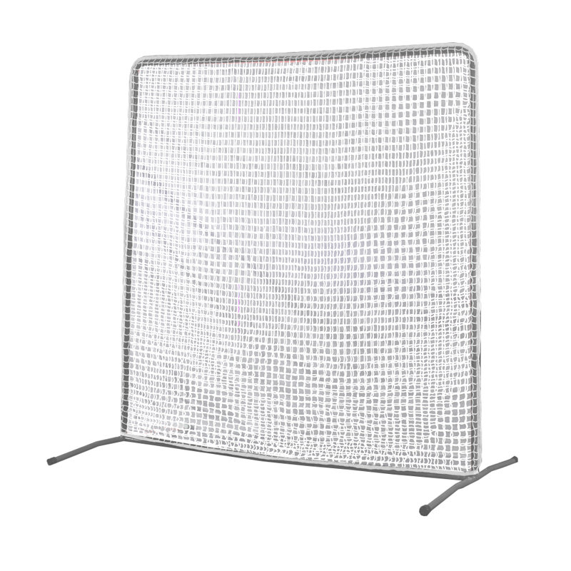 Filet de protection 7 pi x 7 pi pour filet de baseball, Blanc