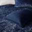  Édredon en velours bleu marine - rembourrage, motif à losanges, avec coussin décoratif, housse, taies décoratives et-120274450-120274454