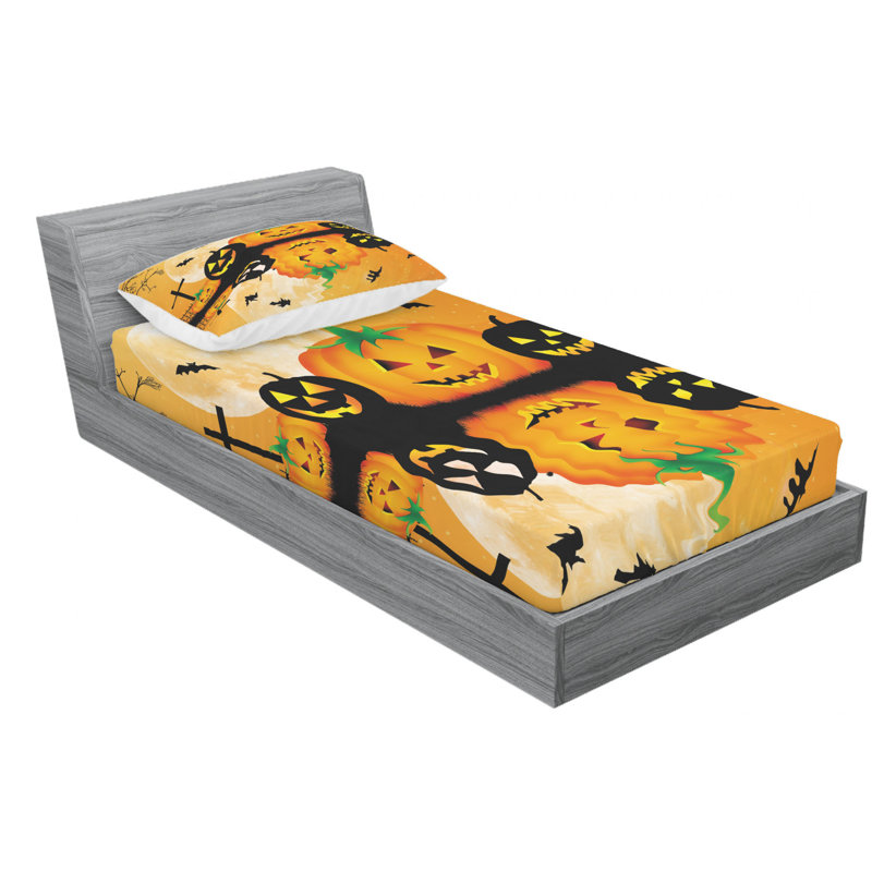 Microfiber Sheet Set, Twin Sheet Set with Fitted Sheet