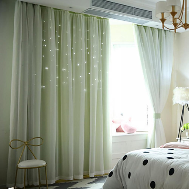 Neylandville Polyester Room Darkening Curtains / Drapes Panel