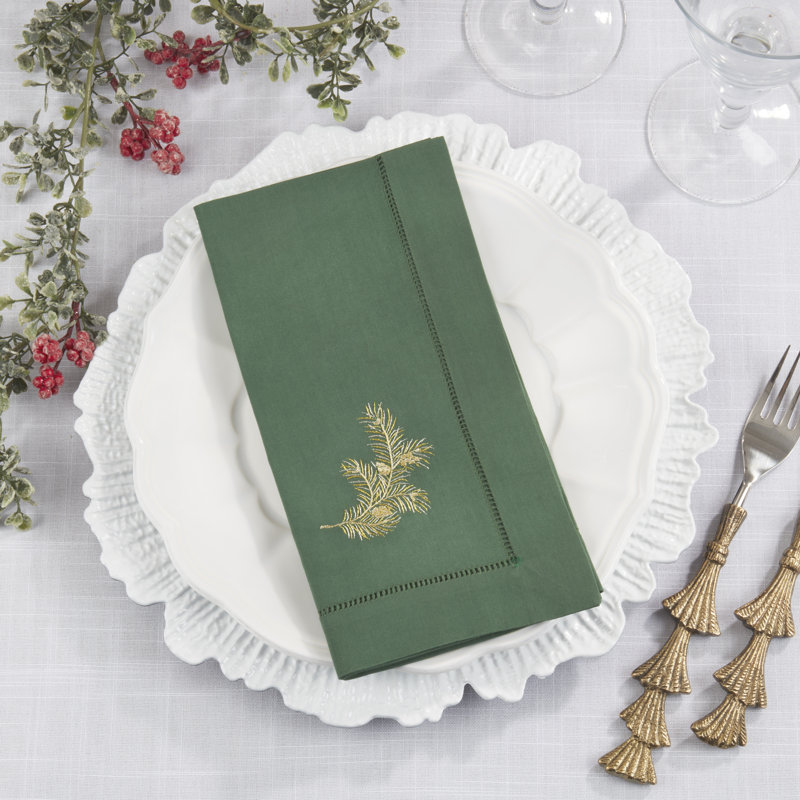 Ensemble de 6 serviettes de table Embr'D