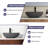 CASAINC Maple 15.35'' Concrete Oval Bathroom Sink-86669223