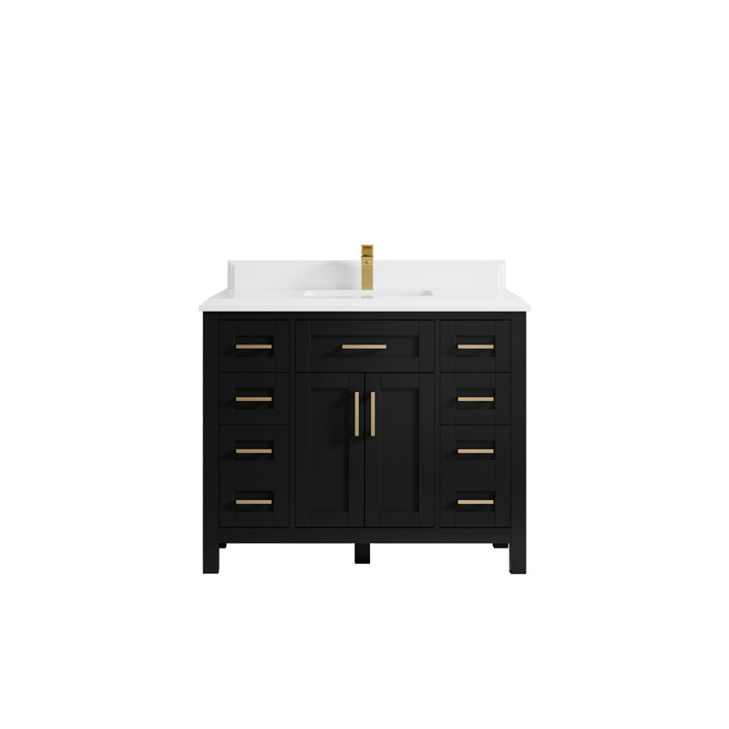42 po X P 22 po Meuble-lavabo simple D Cambridge, Blanc