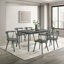 Ensemble de 2 chaises de salle à manger rustique moderne de style campagnard au design rétro facile à assembler-455357212