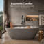  Baignoire autoportante 74,8 po. X 39,8 po. Vast Studio-97549052