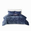 Ensemble d'édredon en velours avec coussin décoratif King / Cal King-135968819