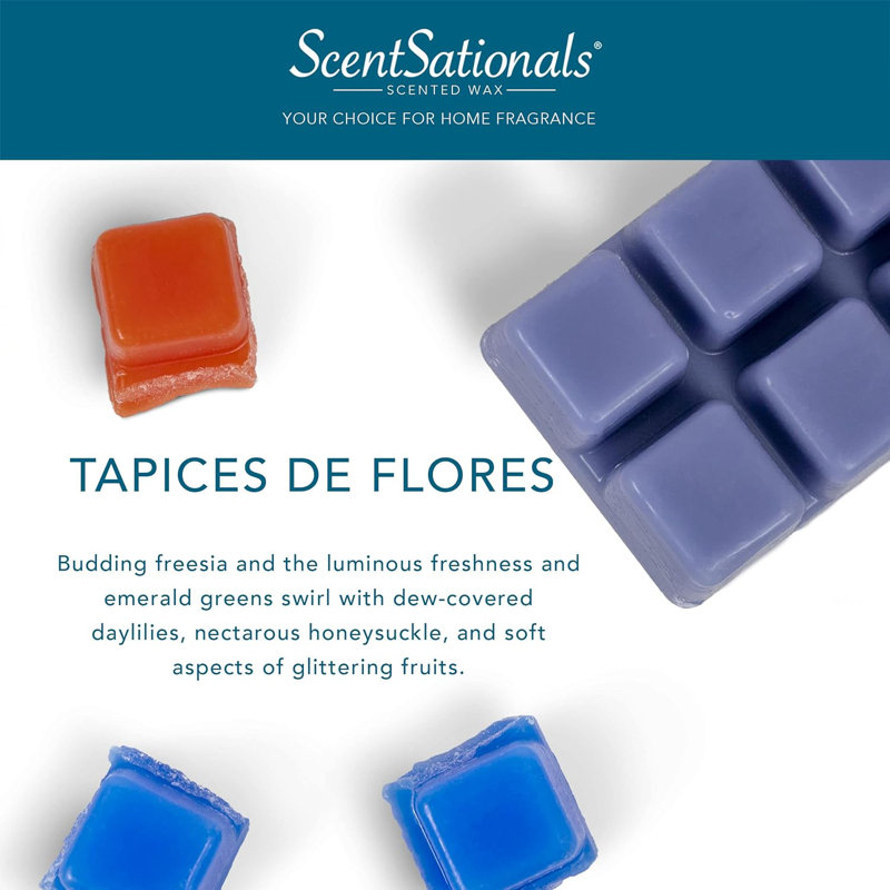 ScentSationals Tapices de Flores Waxes 4PK