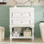Meuble-lavabo 24 po avec lavabo en céramique-708628271
