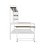 Lit de jour polyvalent en métal avec bureau réglable, grille robuste, tablettes pratiques et support pratique-1072312736-1072312738