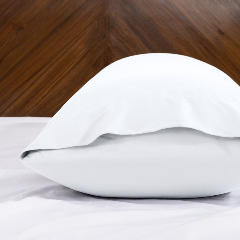 Microfiber Body Pillowcase Envelope Closure, White