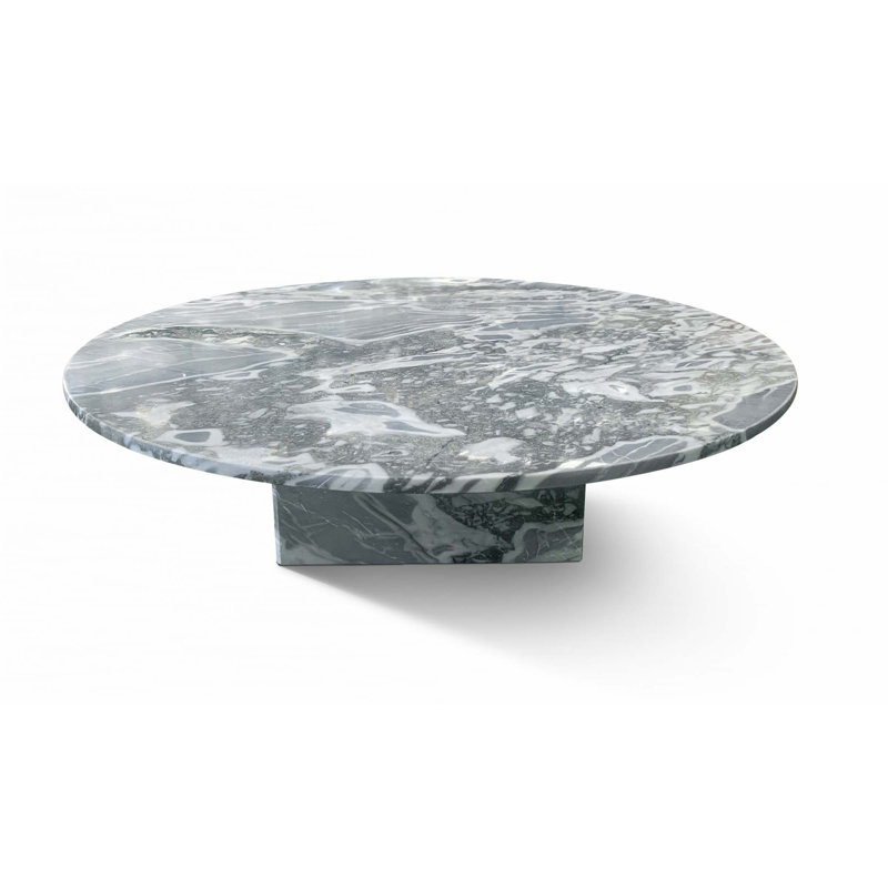 Table basse en marbre naturel exquis pour le salon, rehaussant l'élégance intérieure