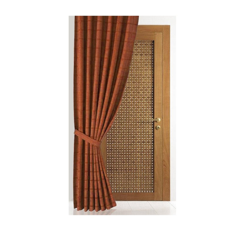 Shire Room Darkening Single Curtain Panel, 132 W x 175 D cm, Terra
