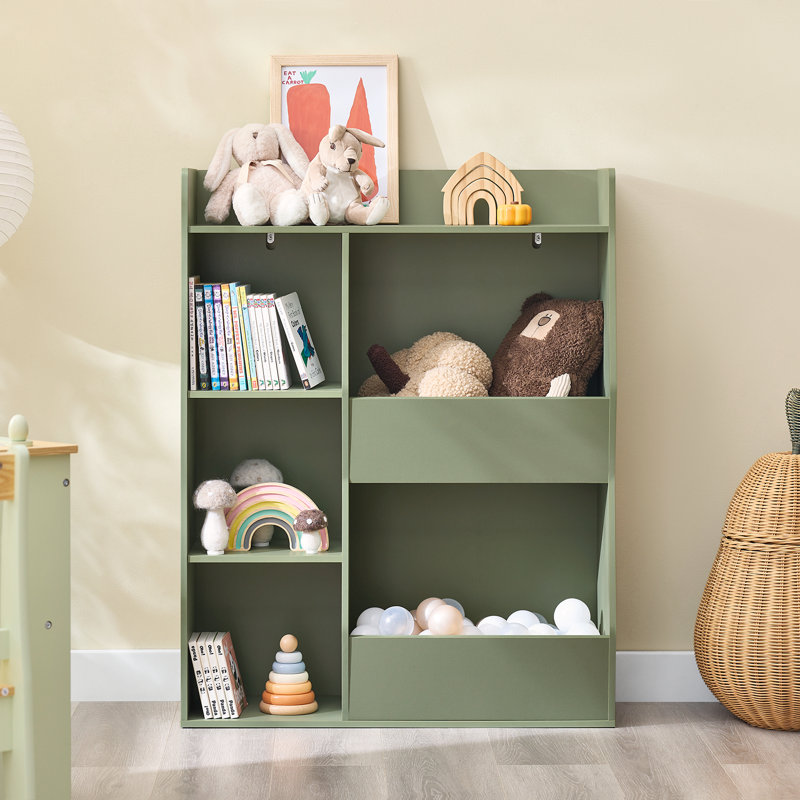 Toy Storage Kids Bookcase, Green