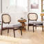 Fauteuil kaki pour salon et coin lecture, design du milieu du siècle, construction robuste, coussin confortable, dossier fait main, structure ergonomique, assise de 53 x 51 cm