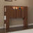 Queen Size RGB LED Storage Headboard with Charging Station, App & Remote Control, Wood Frame, Headboard Only-133222792
