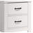 Cassini 21.5" 2-Drawer Nightstand Bedside Table