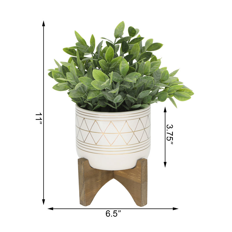 11'' Faux Eucalyptus Plant in Planter